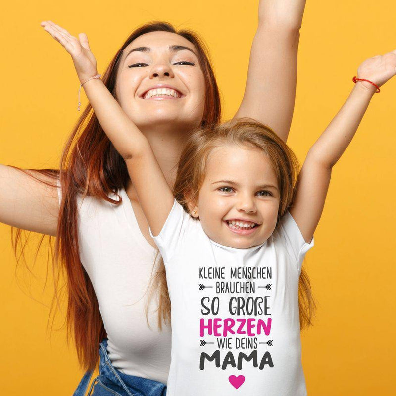 Kinder T-Shirt: Kleine Menschen große Herzen - Objectzz