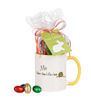 Tasse mit Schokoeiern: versch. Motive, personalisiert - Objectzz