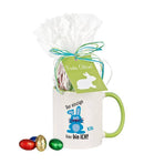 Tasse mit Schokoeiern: versch. Motive, personalisiert - Objectzz