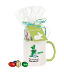 Tasse mit Schokoeiern: versch. Motive, personalisiert - Objectzz