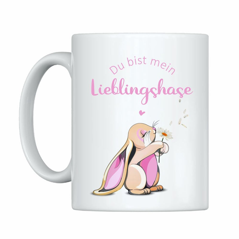Kaffeetasse: Du bist mein Lieblingshase - Objectzz