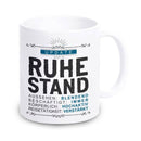 Tasse "Update - Jetzt im Ruhestand" - Objectzz