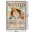 One Piece Poster Wanted Monkey D. Luffy - Objectzz