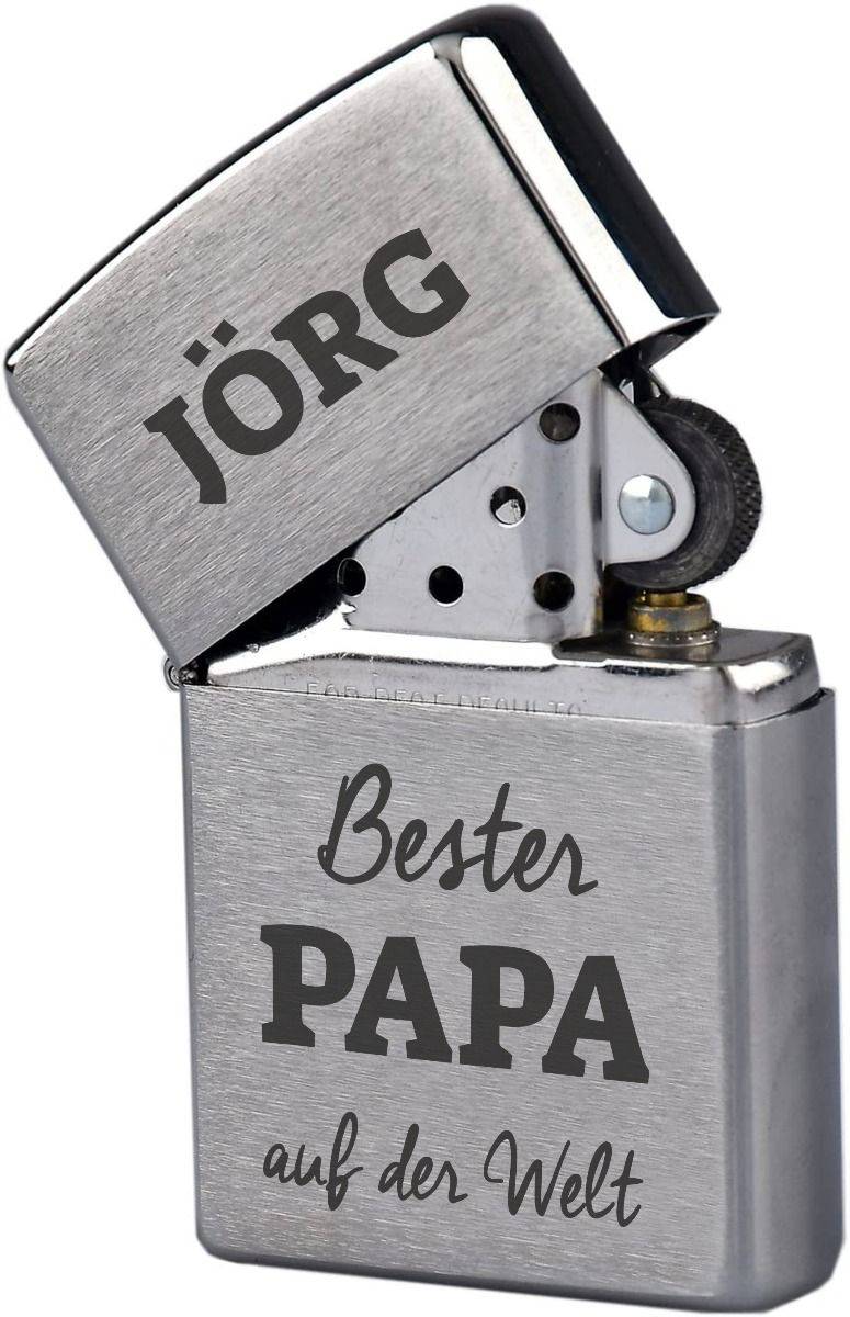 Zippo "Bester Papa", personalisiert - Objectzz