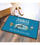 Fußmatte: Zuhause ist da wo wir parken, personalisiert - Objectzz