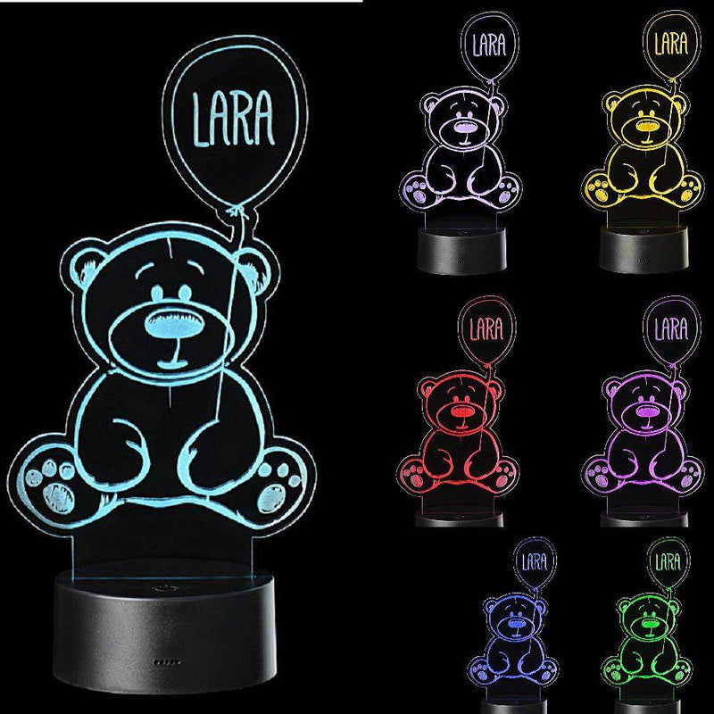 LED-Lampe: Bär, personalisiert - Objectzz